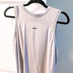 Gymshark Women Gray Tank Top - Size Small